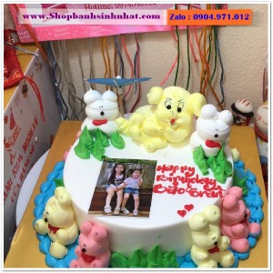 Bánh Sinh Nhật In Hình Ảnh - H482